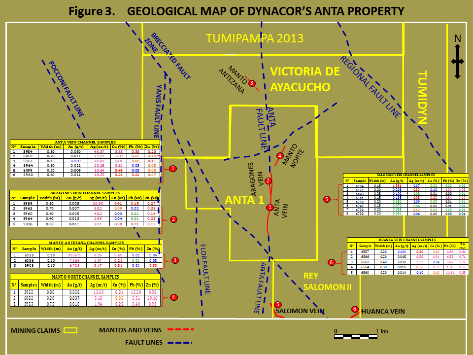 Anta Geological Map Anta Geological Map