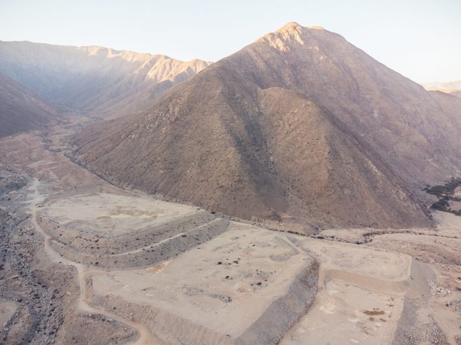 Huanca, former processing plant of Dynacor. They moved the plant to Chala in 2019 and cleaned the area. They left the soccer field for the locals.